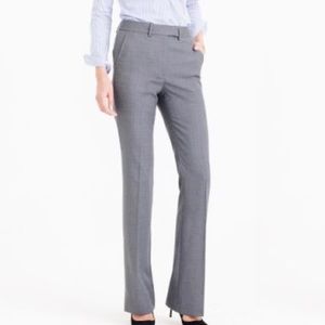 *NWT* J.Crew Grey Preston Pant in Super 120s Wool
